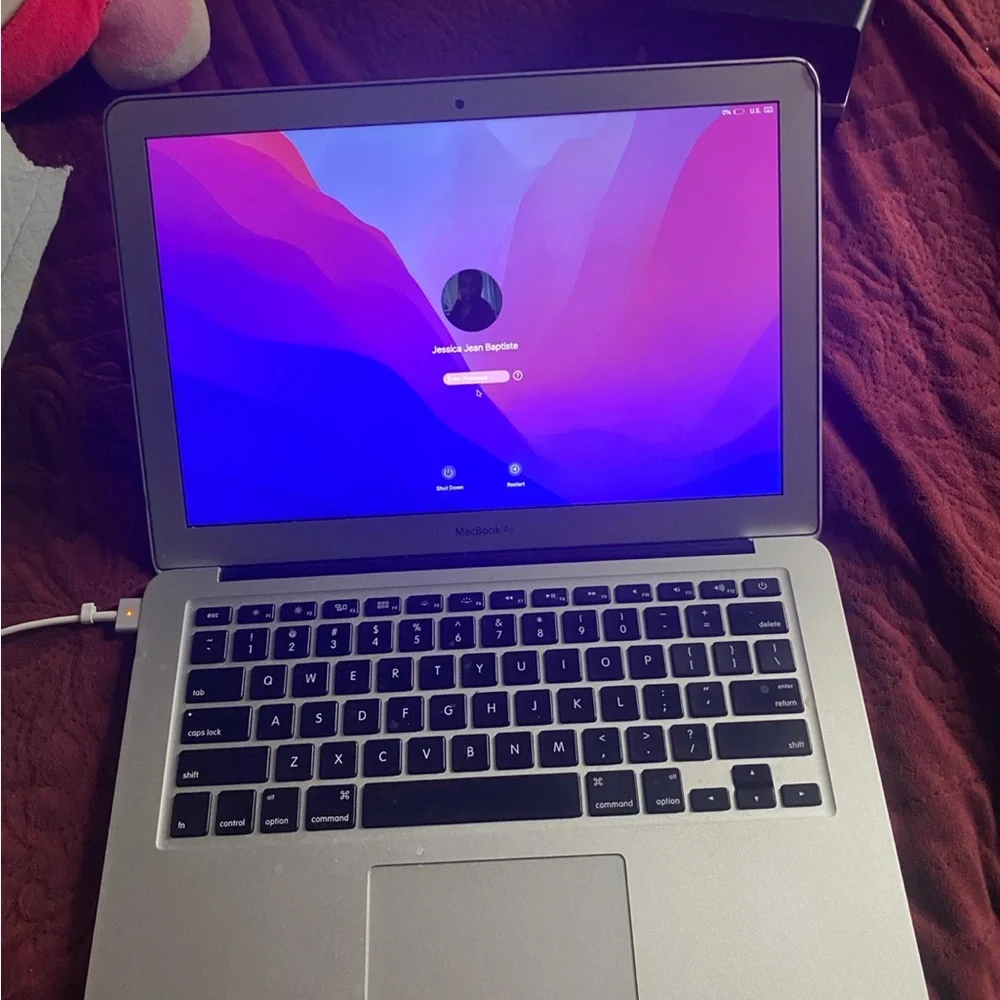Apple Silver Laptop